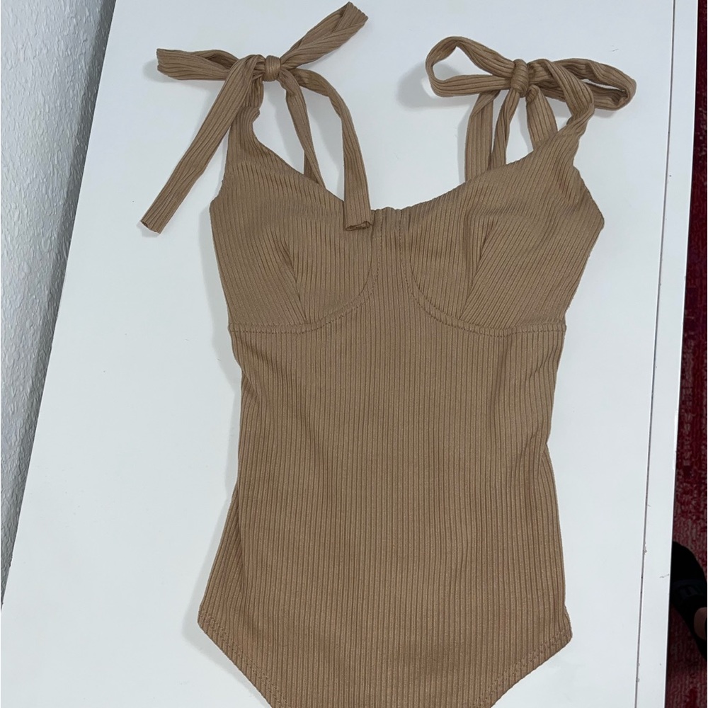 Tan Body Suit